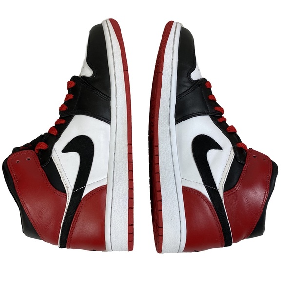 VTG Jordan OLD LOVE ❤️ Chicago AJ1 Basketball Sneakers - Picture 5 of 10